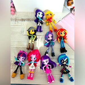 Small Equestria girls doll set